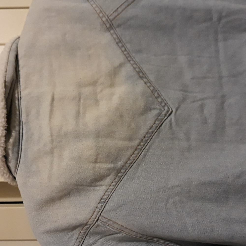 Ashley Vintage Sherpa Denim Jean Jacket - Picture 11 of 14